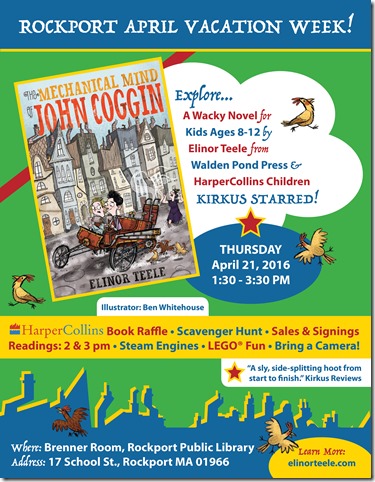 Mechanical Mind of John Coggin - Rockport Vacation Week Poster