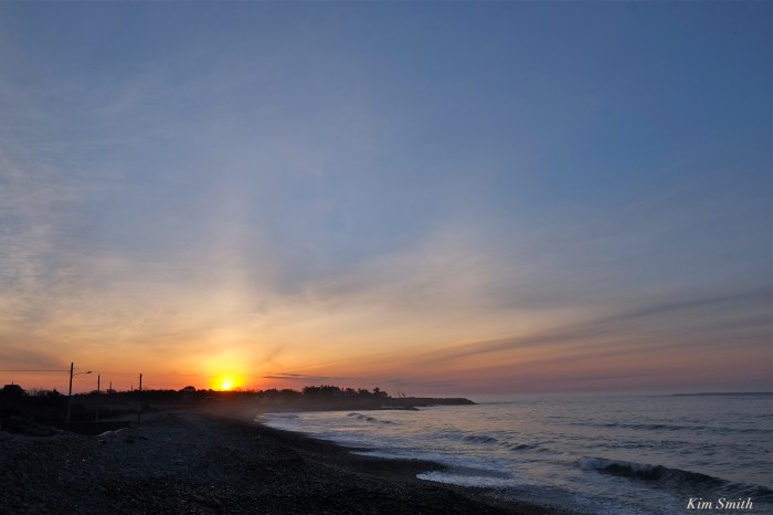 Pebble Beach sunrise Rockport Kim Smith