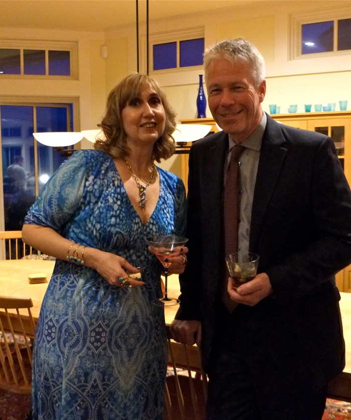 Gloucester Stage party Heidi Dallin Bob Walsh c Kim Smith