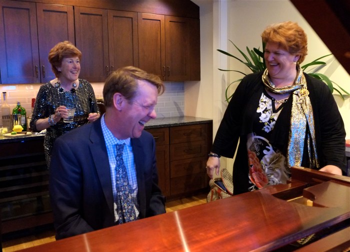 Gloucester Stage party Tom Shelia Lummis c Kim Smith