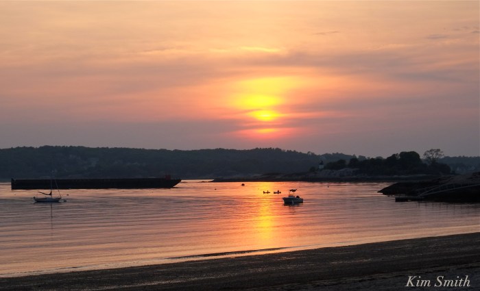 Niles Beach sunset Ten Pound Island copyright Kim Smith