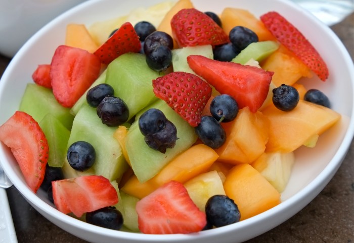 Beauport Hotel Gloucester Dining Review fresh fruit copyright Kim Smith