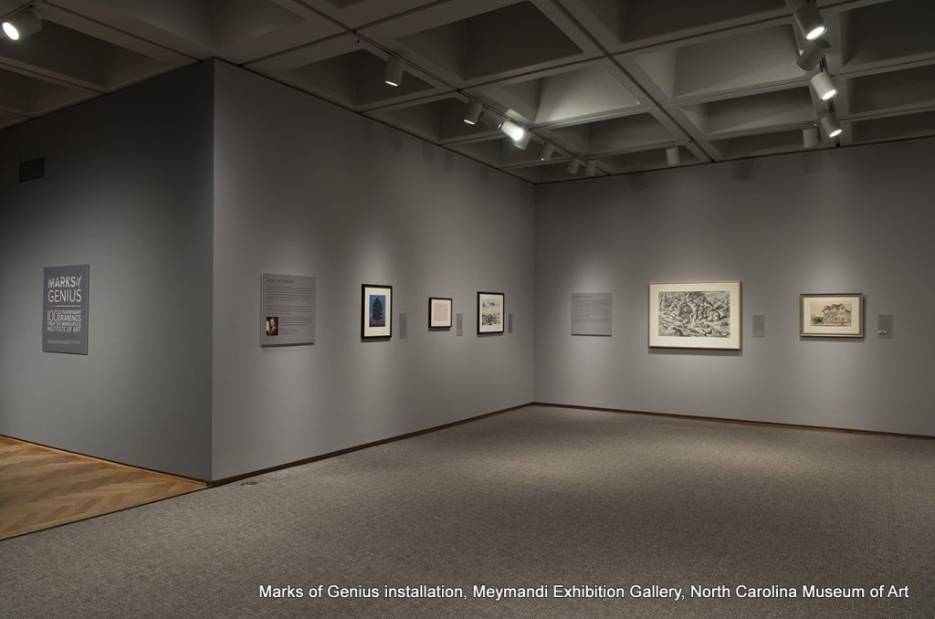 Installation view courtesy North Carolina Museum of Art. Marks of Genius: Masterpieces from the Minneapolis Institute of Art. exhibition 2016. DI25547-08