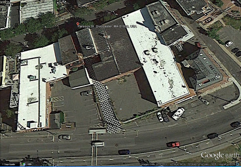 Google street view FISH NET 300 foot street mural