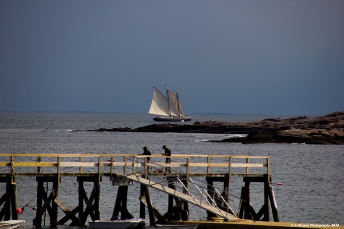 June 8, 2016 Schooner going by Kettle Island