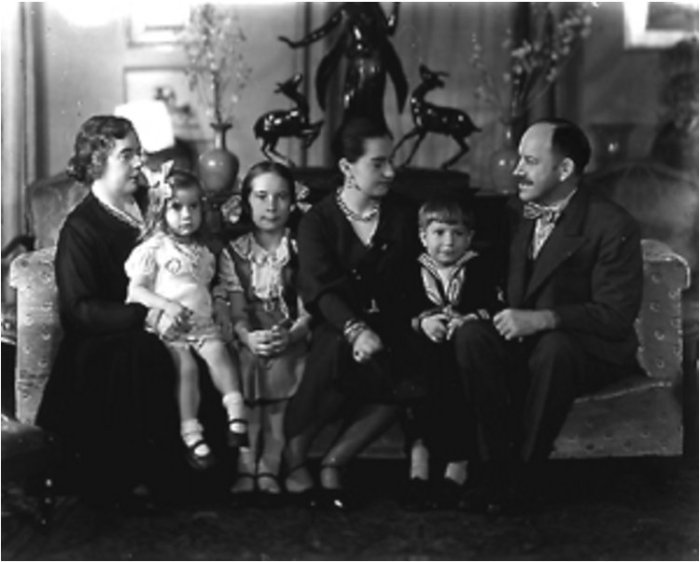 Paul Manship and family Isabel Manship xSarah Janet x Elizabeth x Pauline x John Paul x Paul