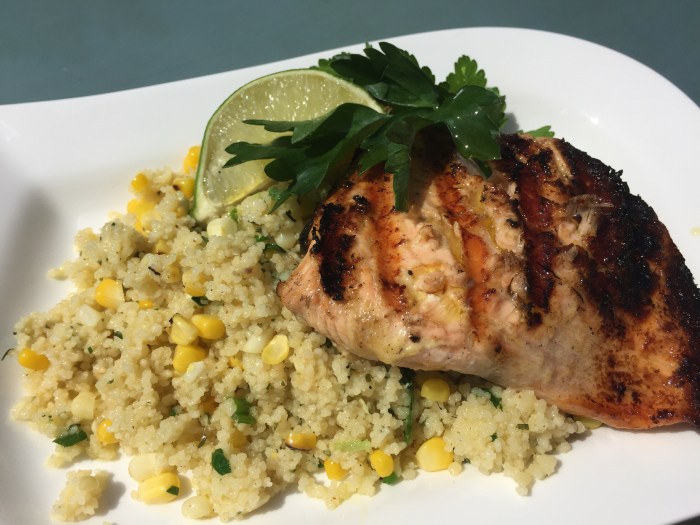 salmon with dijon mustard and horsraddish marinade 2