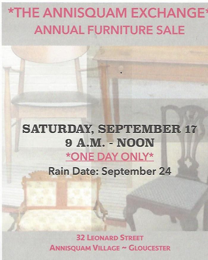 Annisquam Furniture Sale