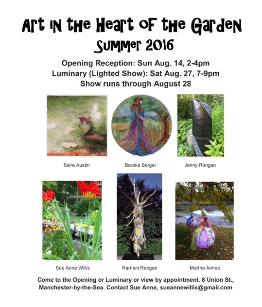 Art in the Heart of the Garden Flyer