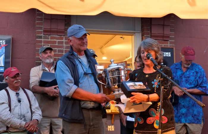 Gloucester Schooner Festival 2016 Adventure Captain Stefan Edick, Captain Matt Sutphin Tyrone copyright Kim Smith