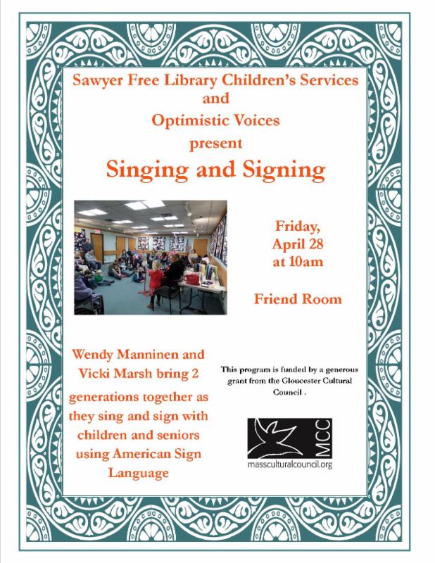 Singing and Signing April 2017