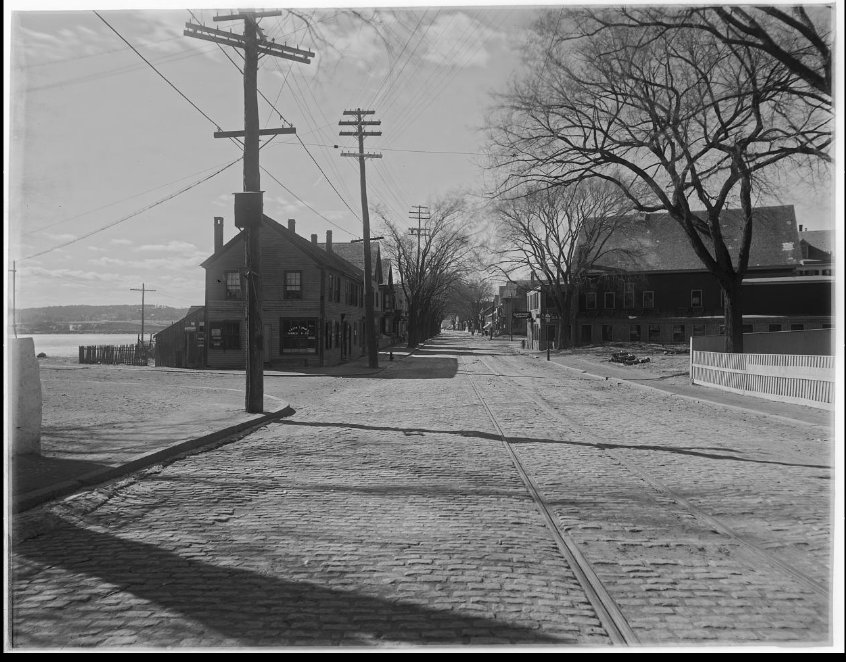 Thomas Warren Sears looking west along what would become stacy boulevard