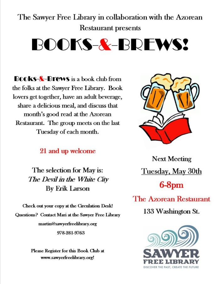 thumbnail_Books and Brews May 2017 flyer