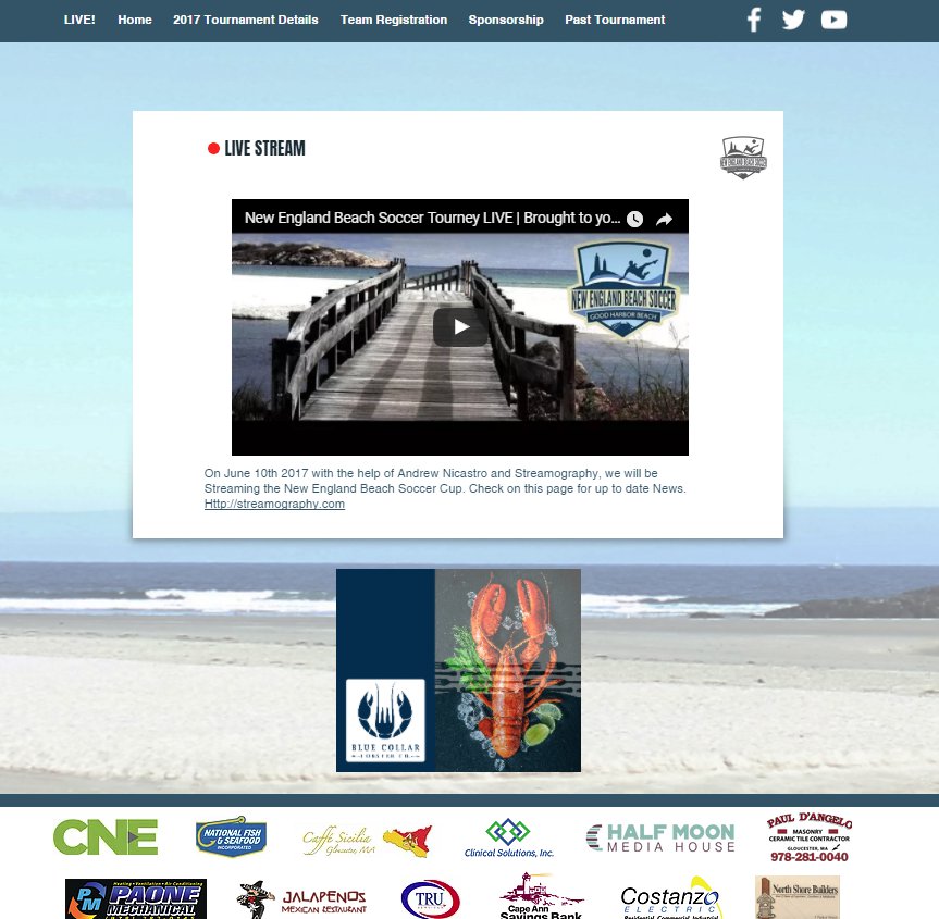 NE 2017 beach soccer cup