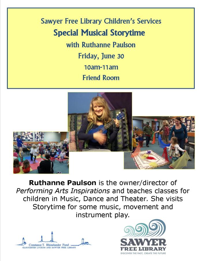 Ruthanne Paulson Storytime June 2017