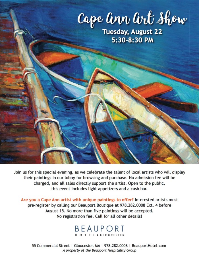 cape ann art show flyer