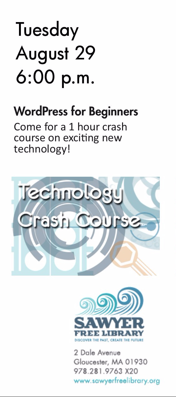Tech Crash Course August29 WordPress