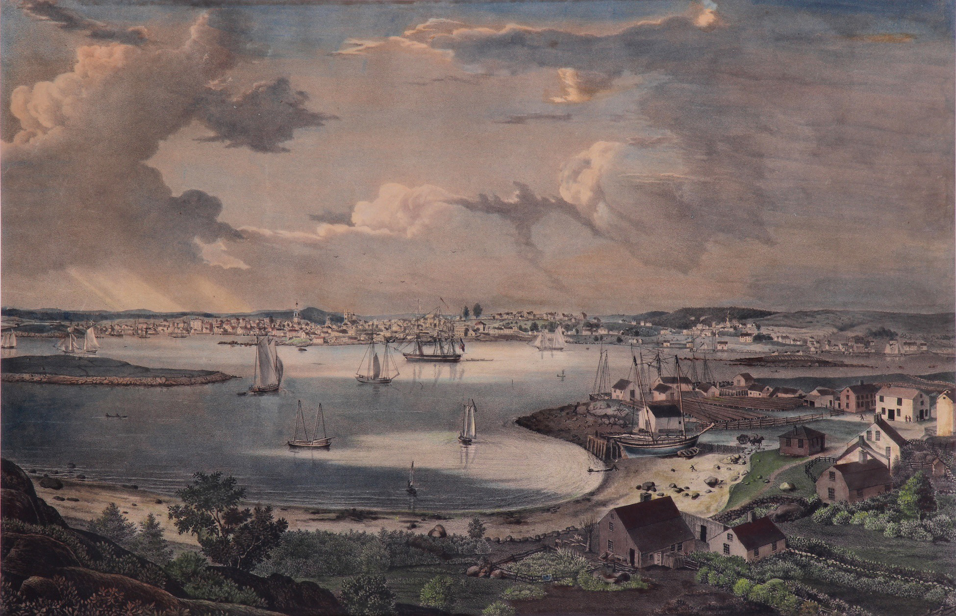 006_View of the Town of Gloucester 1836