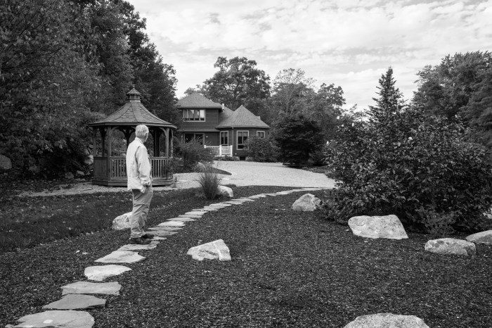 down the garden path