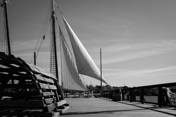 Schooner Adventure at Harriet Webster Pier