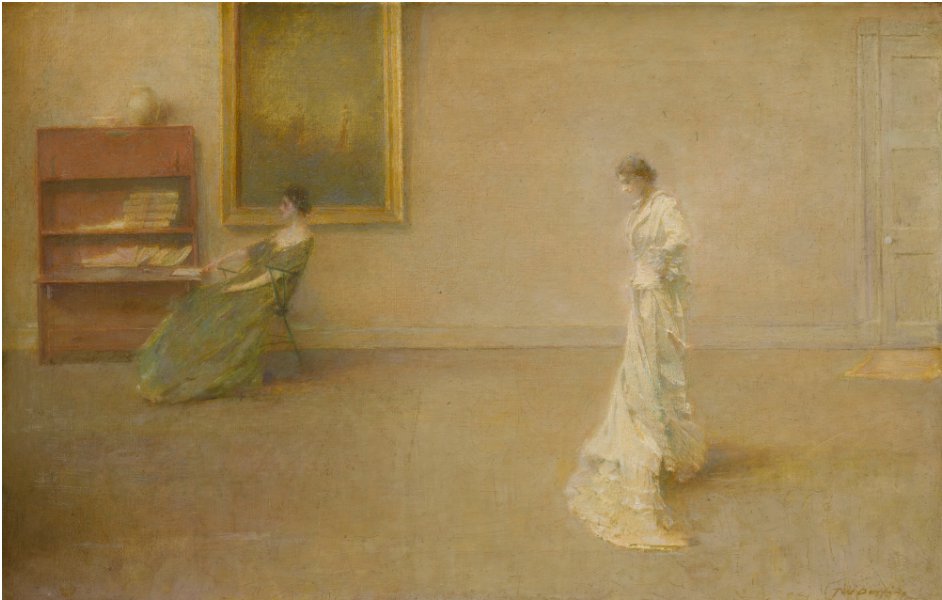Berkshire Museum Thomas Wilmer Dewing The White Dress Sotheby's Lot 13