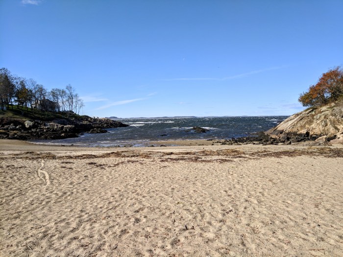 white caps November 10 2017 Plum Cove Gloucester MA