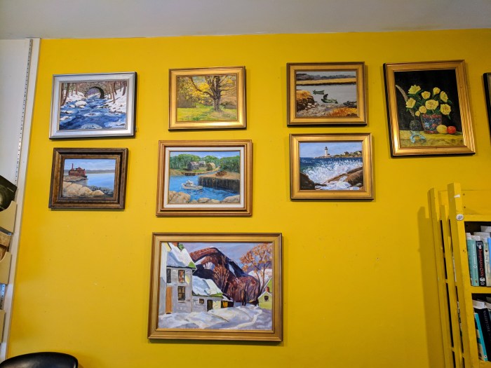 Isabelle K Brown artist Second Wind featured at The Book Store December 2017