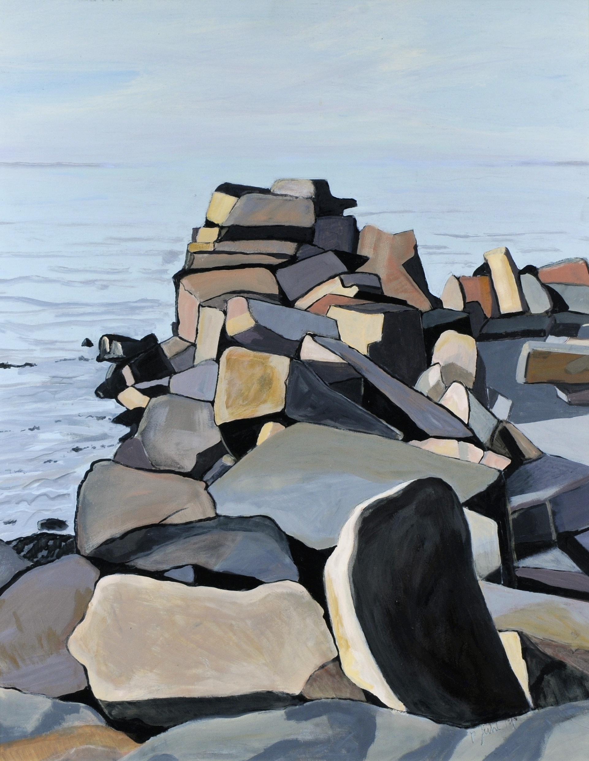 Pia Juhl . After the Storm 2015 . Acrylic on canvas . 20x30 inches .jpg