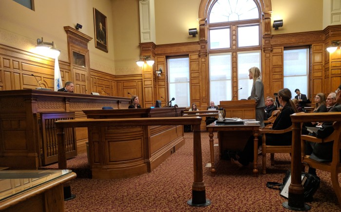 ATTORNEY ALLADRO FOR AGO - Boston MA John Adams Courthouse -Berkshire Museum deaccession case oral arguments before SJO Justice Judge Lowy_Mar 20 2018 _102144 © catherine ryan (22)