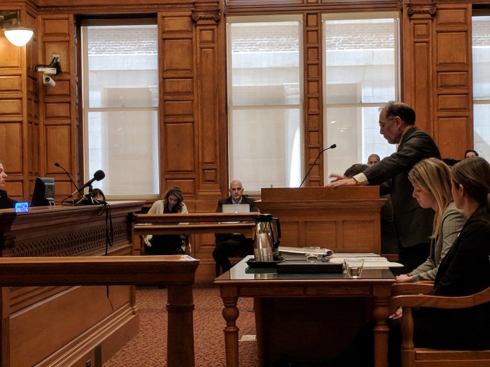 ATTORNEY LEE FOR MUSEUM - Boston MA John Adams Courthouse -Berkshire Museum deaccession case oral arguments before SJO Justice Judge Lowy_Mar 20 2018 _102144 © catherine ryan (21)