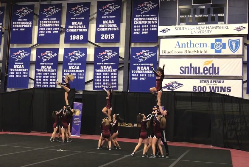 courtesy photo from winning routine 2018 New England champs