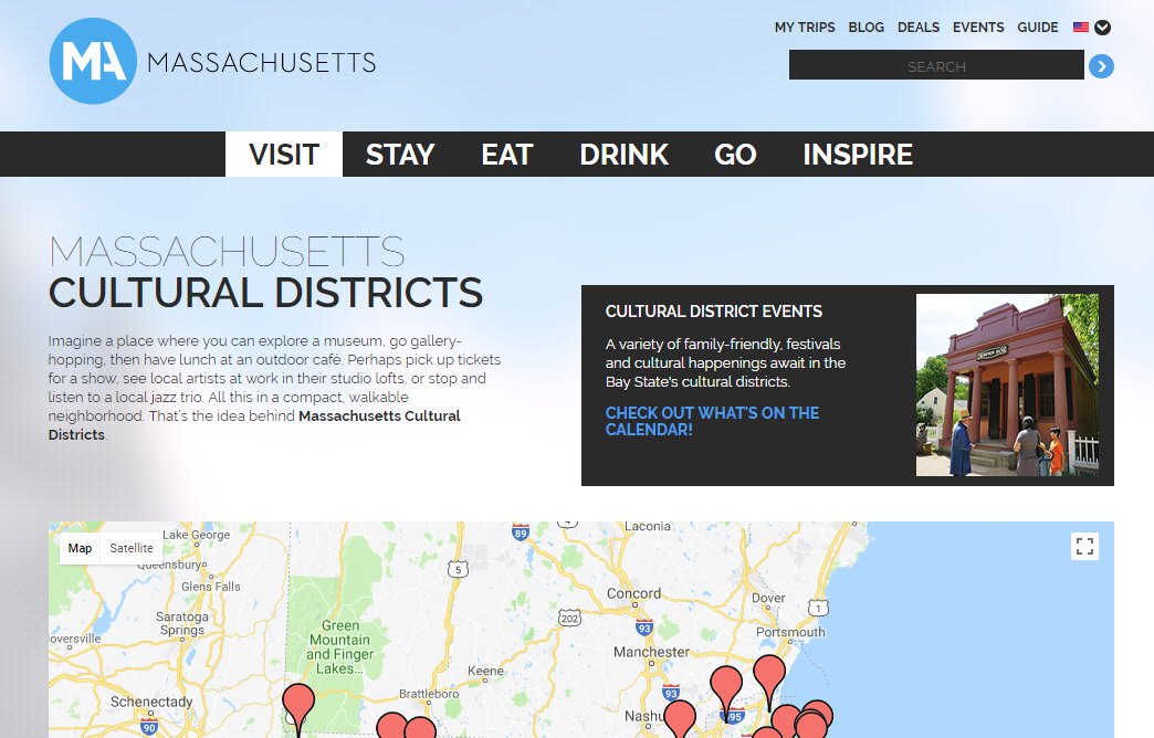 MCC new landing page on MOTT ma vacation