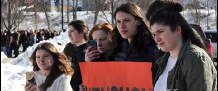 WBZ Gloucester High School students report on line