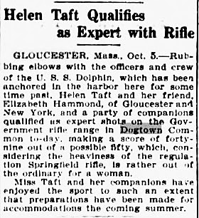 1912 Government rifle range in Dogtown Common