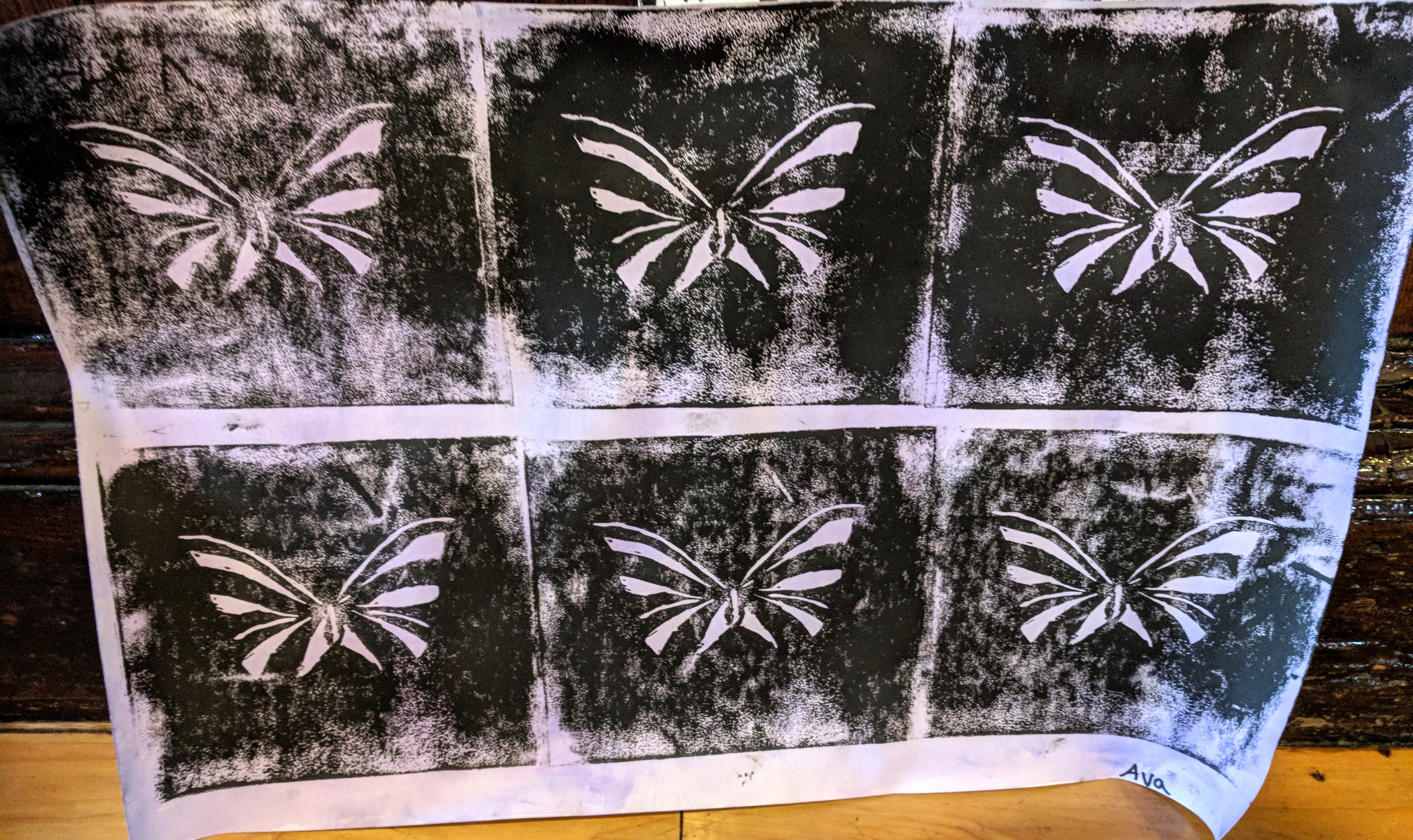 AVA - inaugural linocuts on historic Folly Cove press-teachers Brett Dunton Mary Rhinelander -GPS arts festival - City Hall Gloucester Ma - O'Maley school student art_May 12 2018 ©c ry