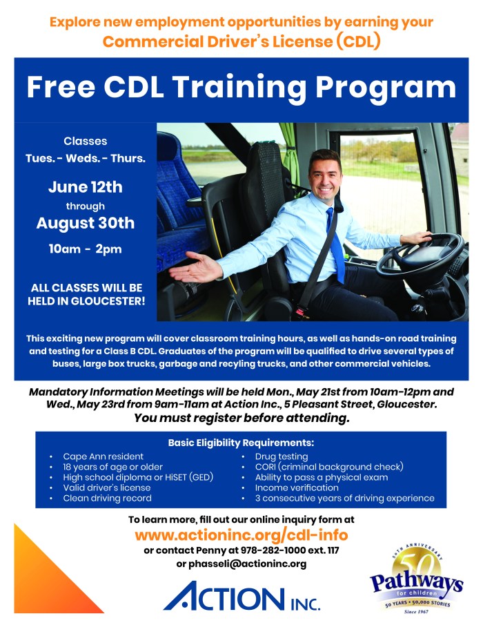 CDL Training Flyer Summer 2018