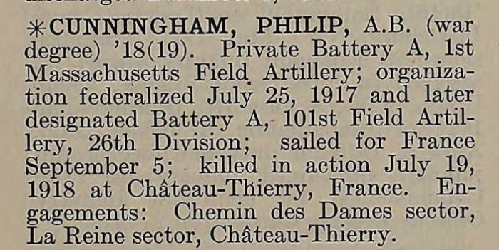 Philip Cunningham Harvard's Military