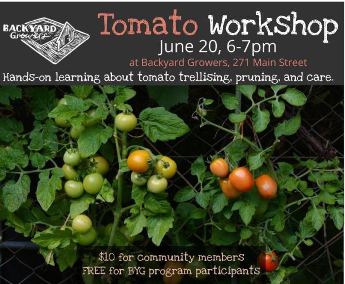 2018 Tomato Workshop