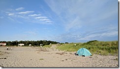 Good Harbor Beach looking across piping plover enclosure dune ©c ryan_20170627_063852