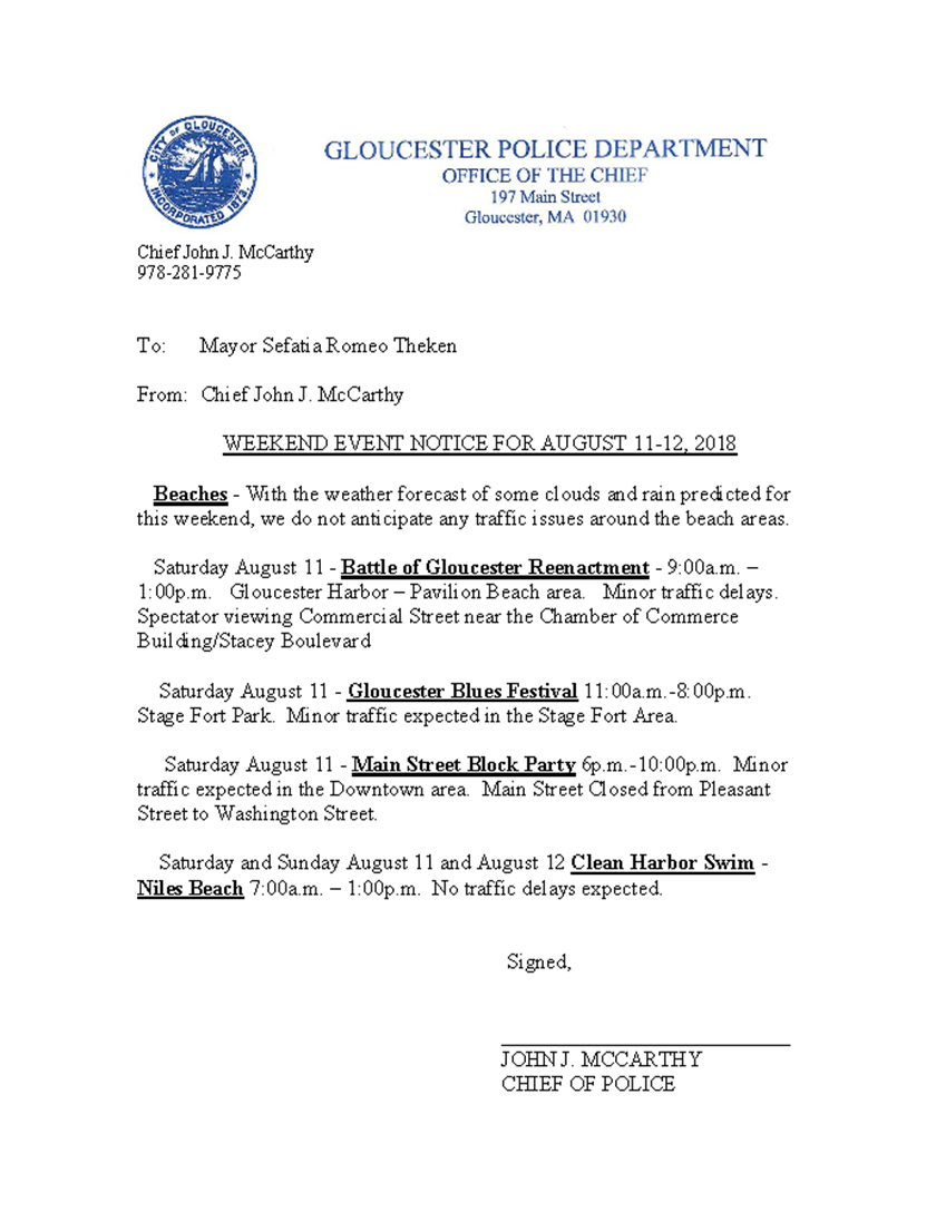 August10thWeekendHappenings