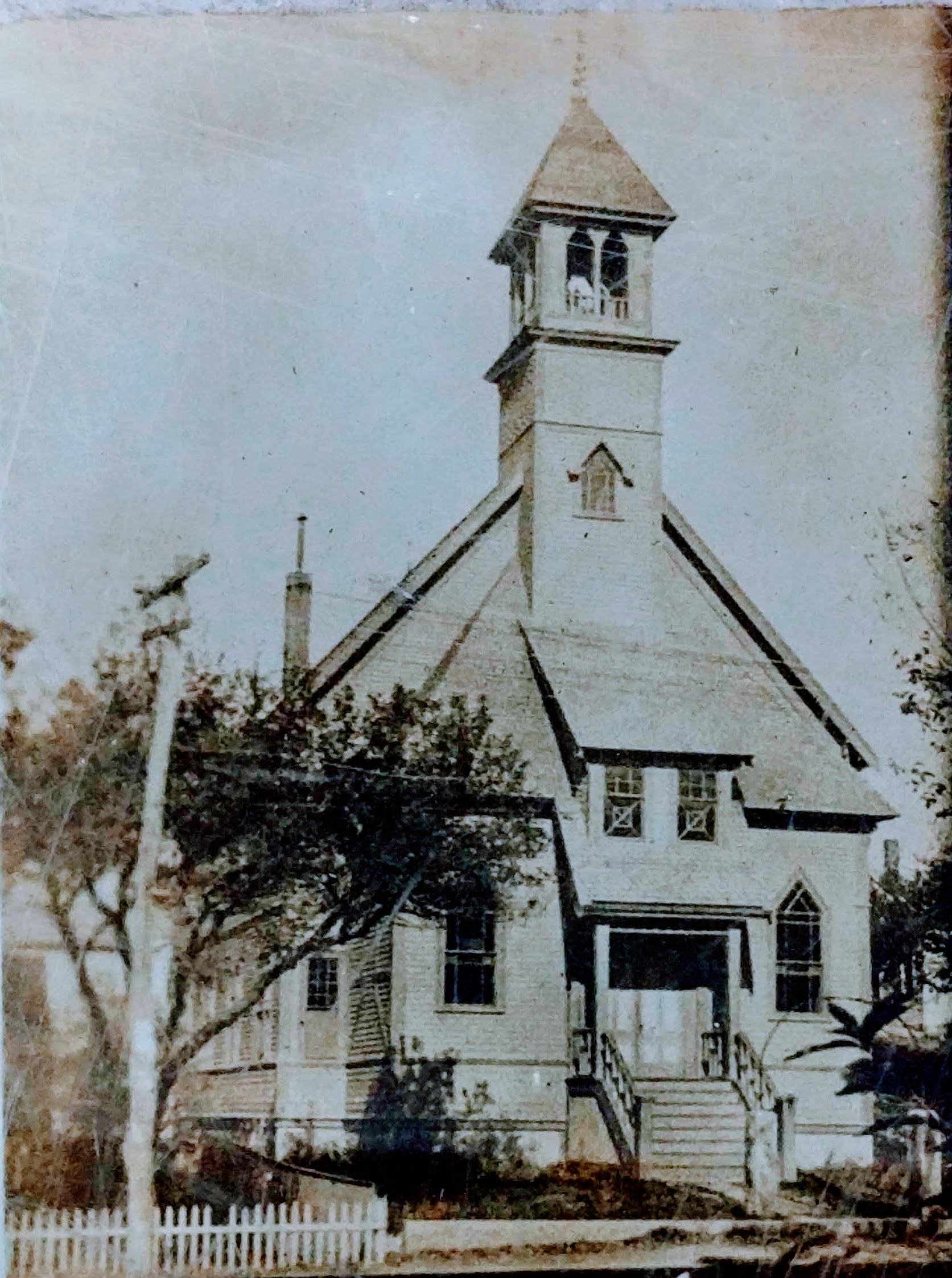 East Gloucester Methodist Episcopal Church_151 East Main Street_Gloucester Mass before tower removed