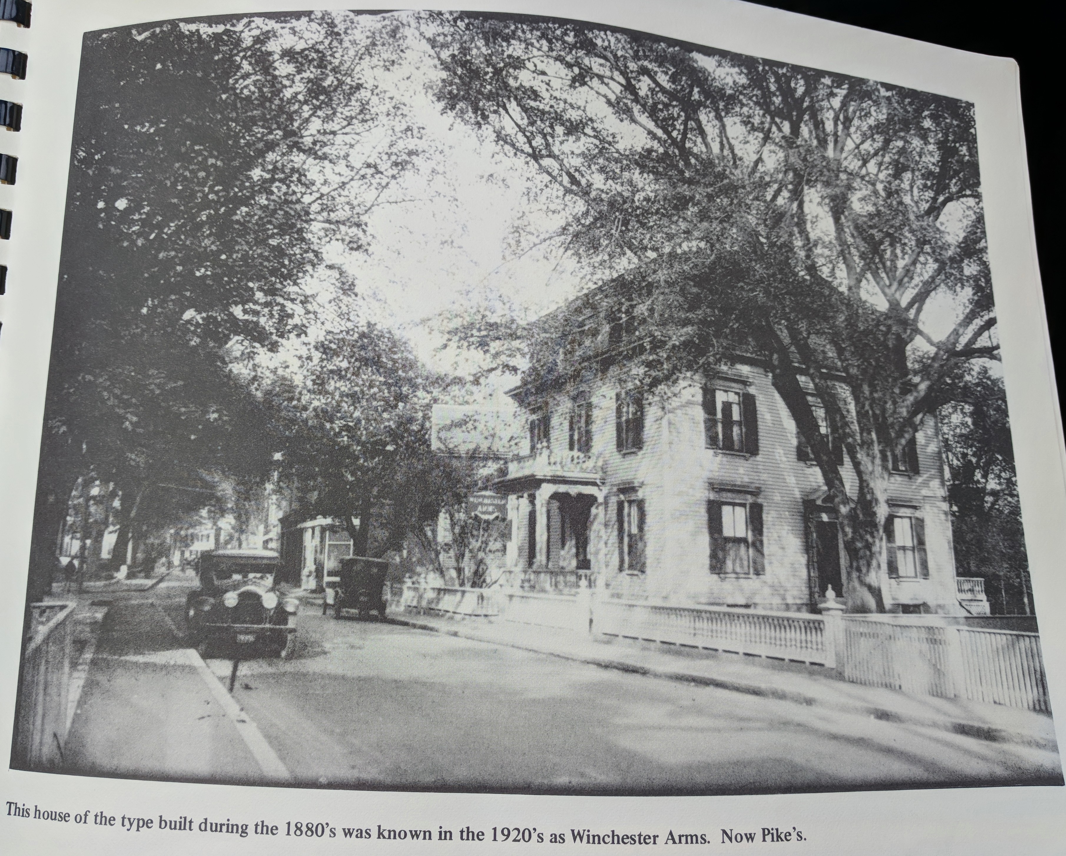 historic photograph Middle Street home before Pikes funeral home Gloucester Mass reproduced in Photographic History of Gloucester Vol 3 published 1978.jpg