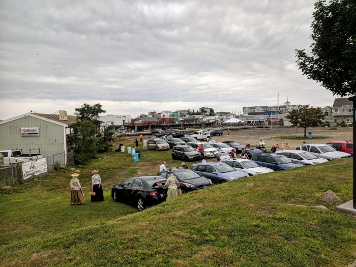 Landing of reenactors_First Battle of Gloucester Reenactment _20180811_c ryan