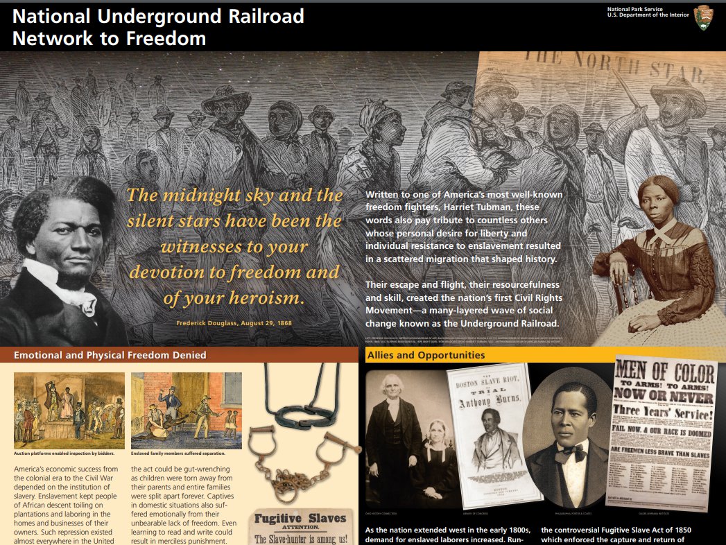 National Park Service 2018 brochure _National Underground Railroad Network to Freedom