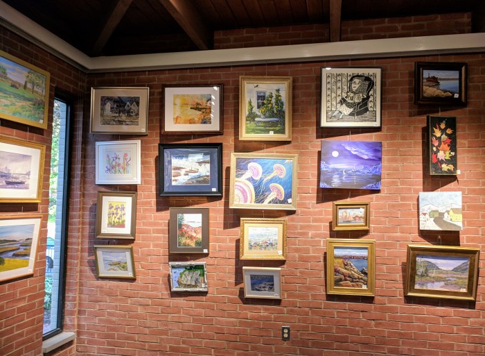 Annual Art Auction 2018 Sept preview for Oct 3 auction_ local artists fundraiser for Gloucester Lyceum &amp; Sawyer Free Public Library _By Friends of SFL ©Catherine Rya (14)