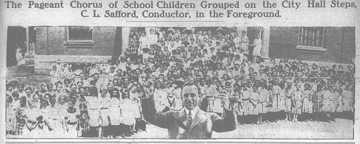 August 4 pageant preparations childrens chorus at city hall