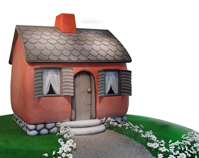 custom model of Little House designed by GalleryA4 Takenaka Corporation Foundation in Tokyo for Virginia Lee Burton survey traveled in Japan 2017.jpg