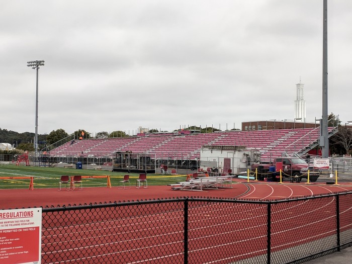 New Balance Newell Stadium stands going back in atop sure footing _20181008_©Catherine Ryan.jpg