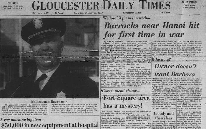 Zoomed front page GDT Oct 28 1967