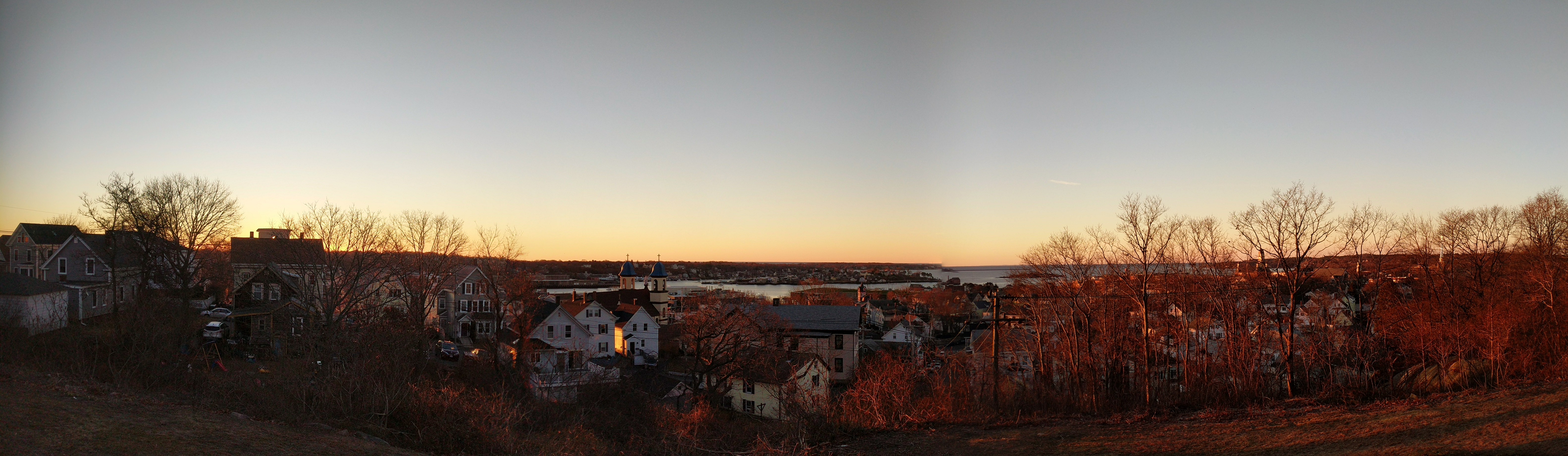 Gloucester Harbor winter panorama_20181223_7 20 AM_ © c ryan